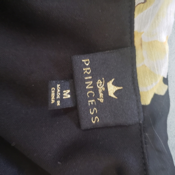 Disney Princess Juniors' Floral Surplice Maxi Dress - Picture 7 of 7